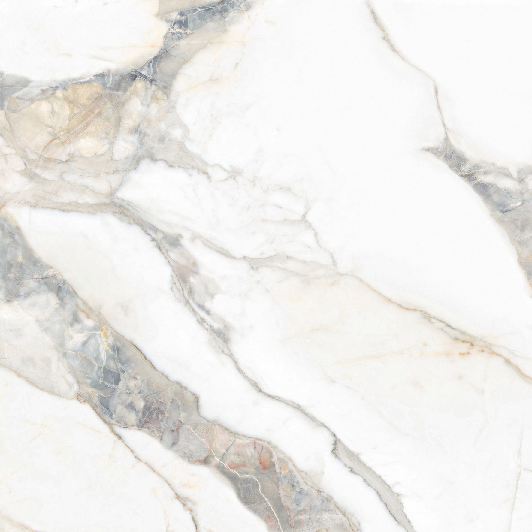 Marmi Pietra Di Di Satin - marmerlook vloer- en wandtegel in multicolor, Pamesa