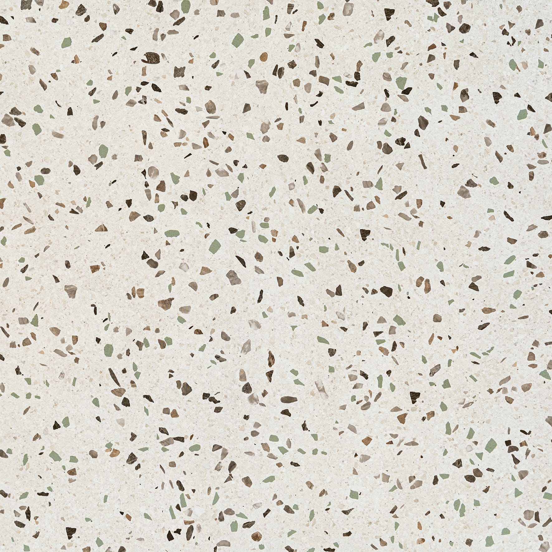 Terrazzo Saggio Mat - steenlook vloer- en wandtegel in groen, Pamesa