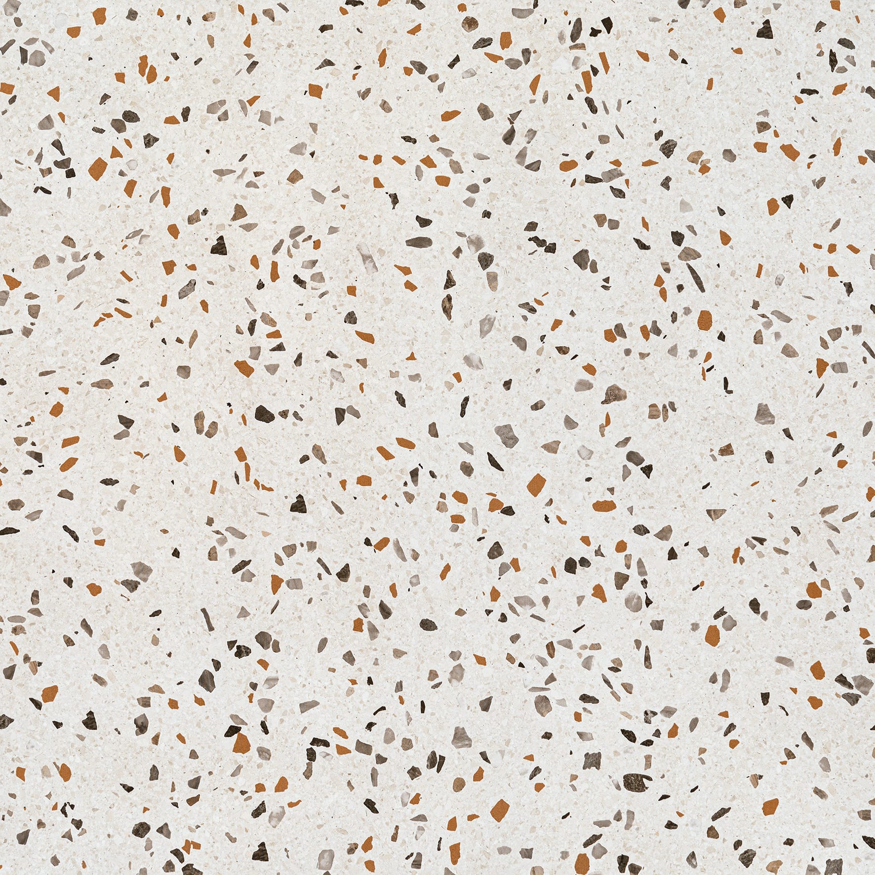 Terrazzo Terra Mat - steenlook vloer- en wandtegel in bruin, Pamesa