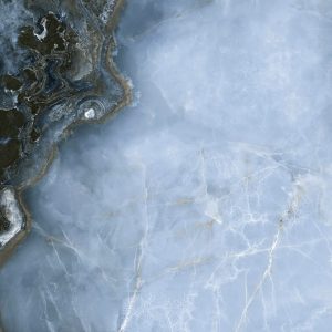 CR. Lux Danae Navi Gepolijst - marmerlook vloer- en wandtegel in blauw, Pamesa