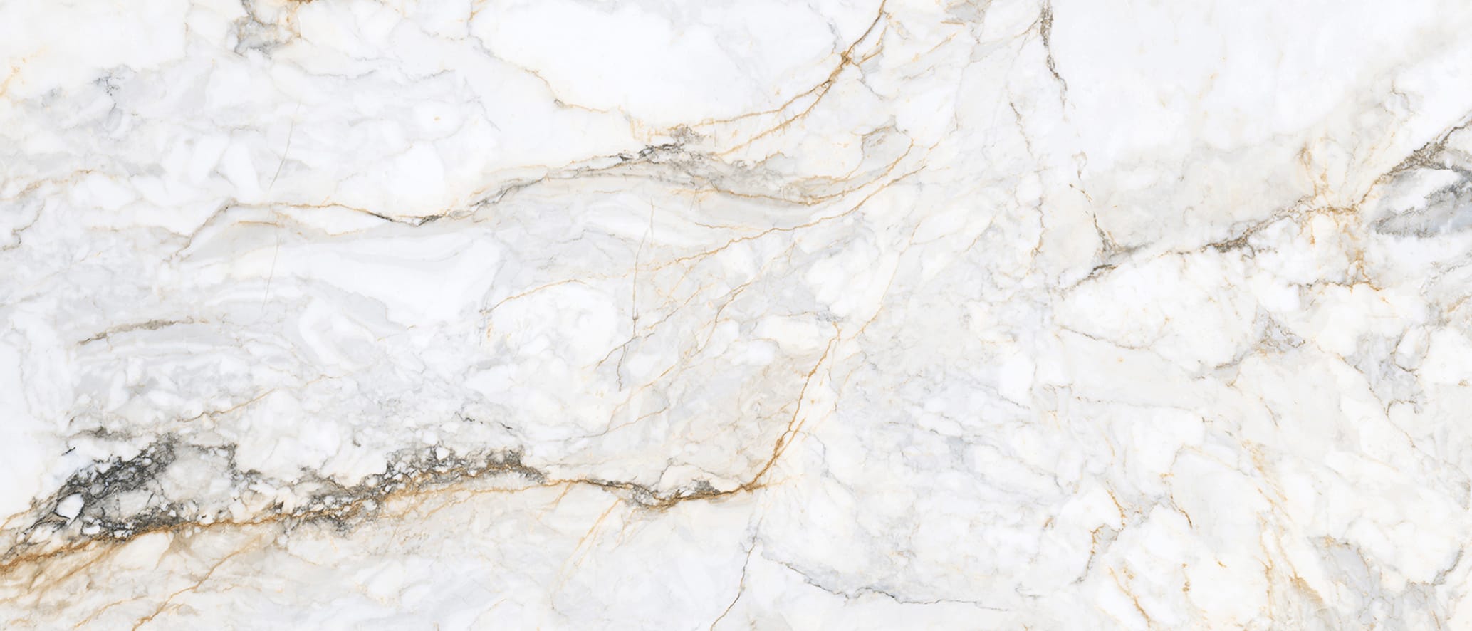 CR. Pisa 6mm Gold Satin - marmerlook vloer- en wandtegel in goud, Pamesa