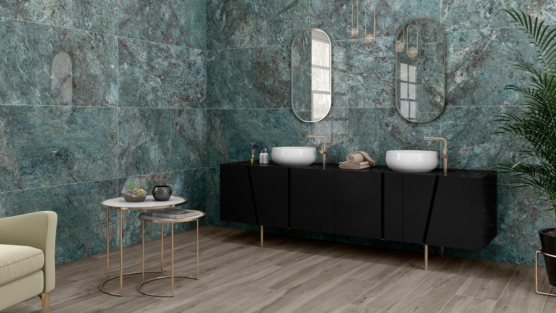 Lux Kionia - marmerlook vloer- en wandtegel, Pamesa