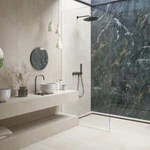 Lux Euphoria - marmerlook vloer- en wandtegel in groen, Pamesa