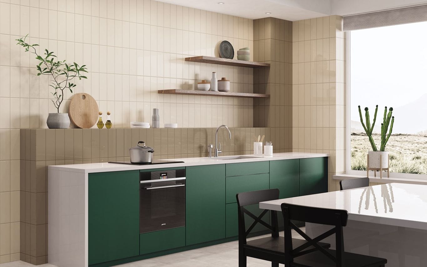 Basic Bege - kleur & designlook wandtegel in beige, Ceragni