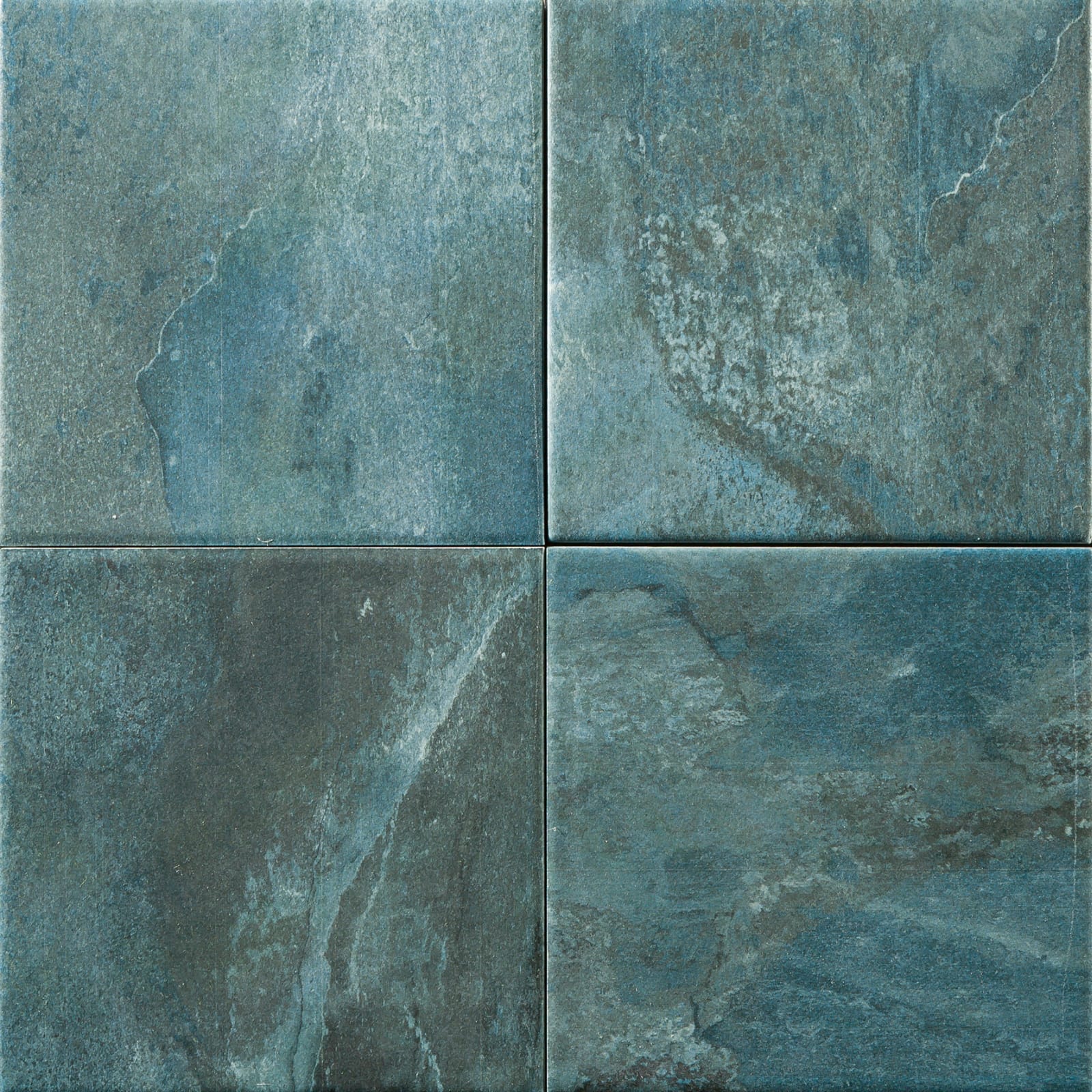 Slate Way Ocean Mat - steenlook vloer- en wandtegel in blauw, Pamesa