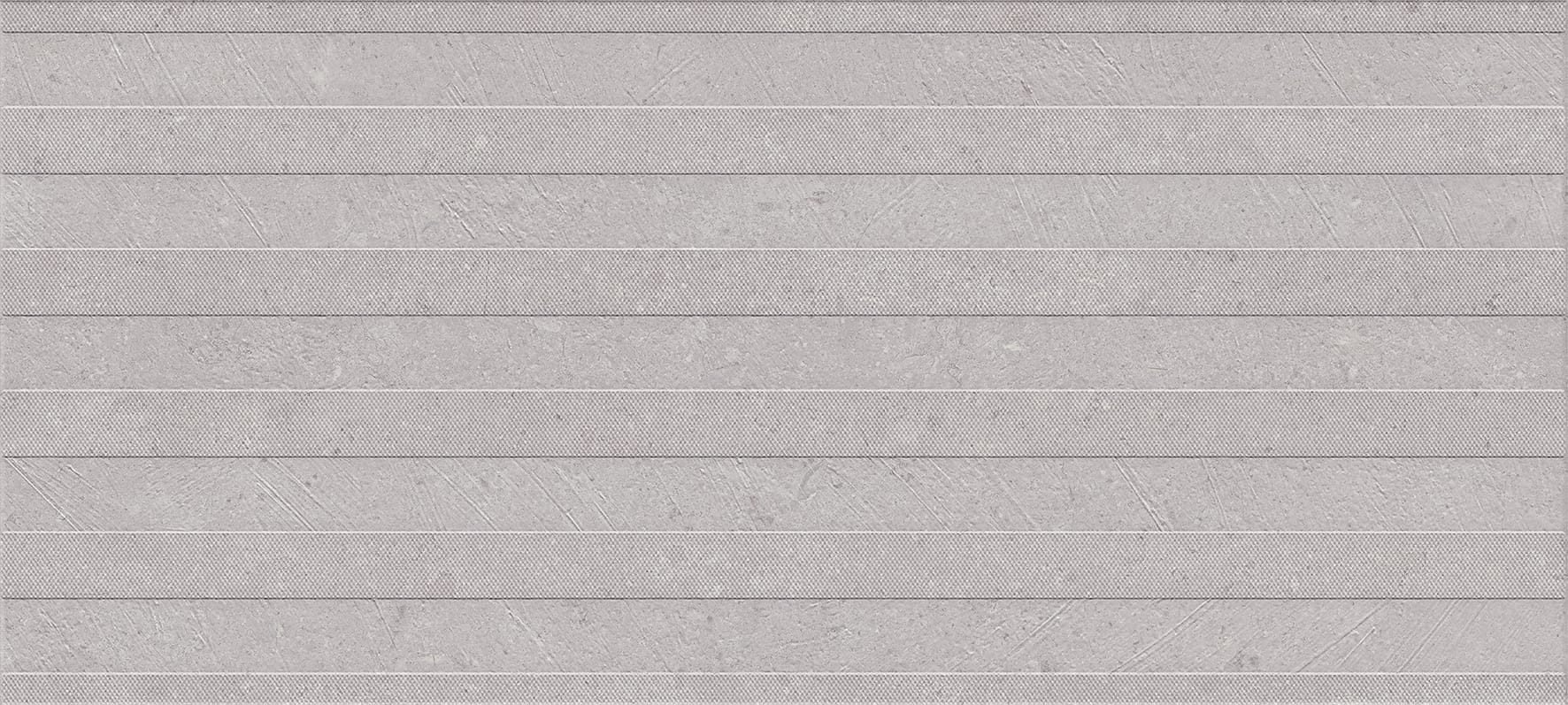 Alba Stone Reliëf Silver Mat - steenlook wandtegel in zilver, Pamesa