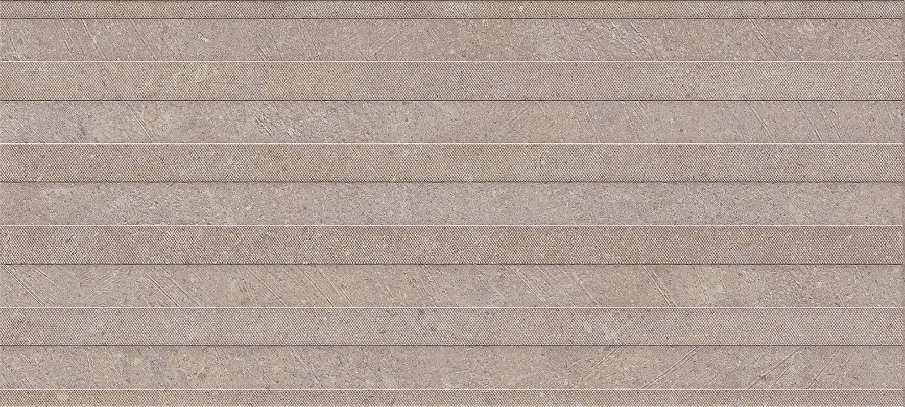 Alba Stone Reliëf Greige Mat - steenlook wandtegel in beige, Pamesa