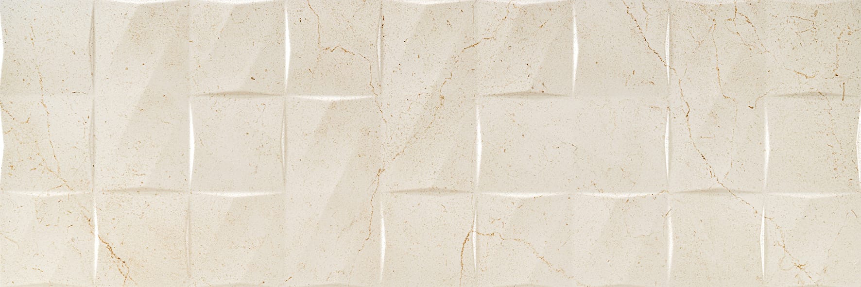 Crema Marfil Reliëf Crema Mat - steenlook wandtegel in multicolor, Pamesa