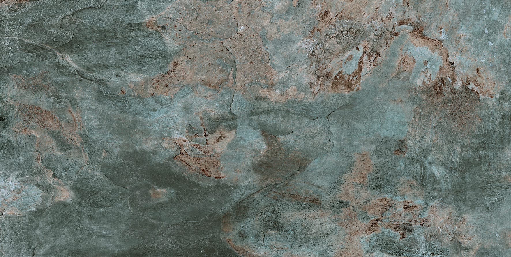 Slate Way Green Lappato - steenlook vloer- en wandtegel in groen, Pamesa