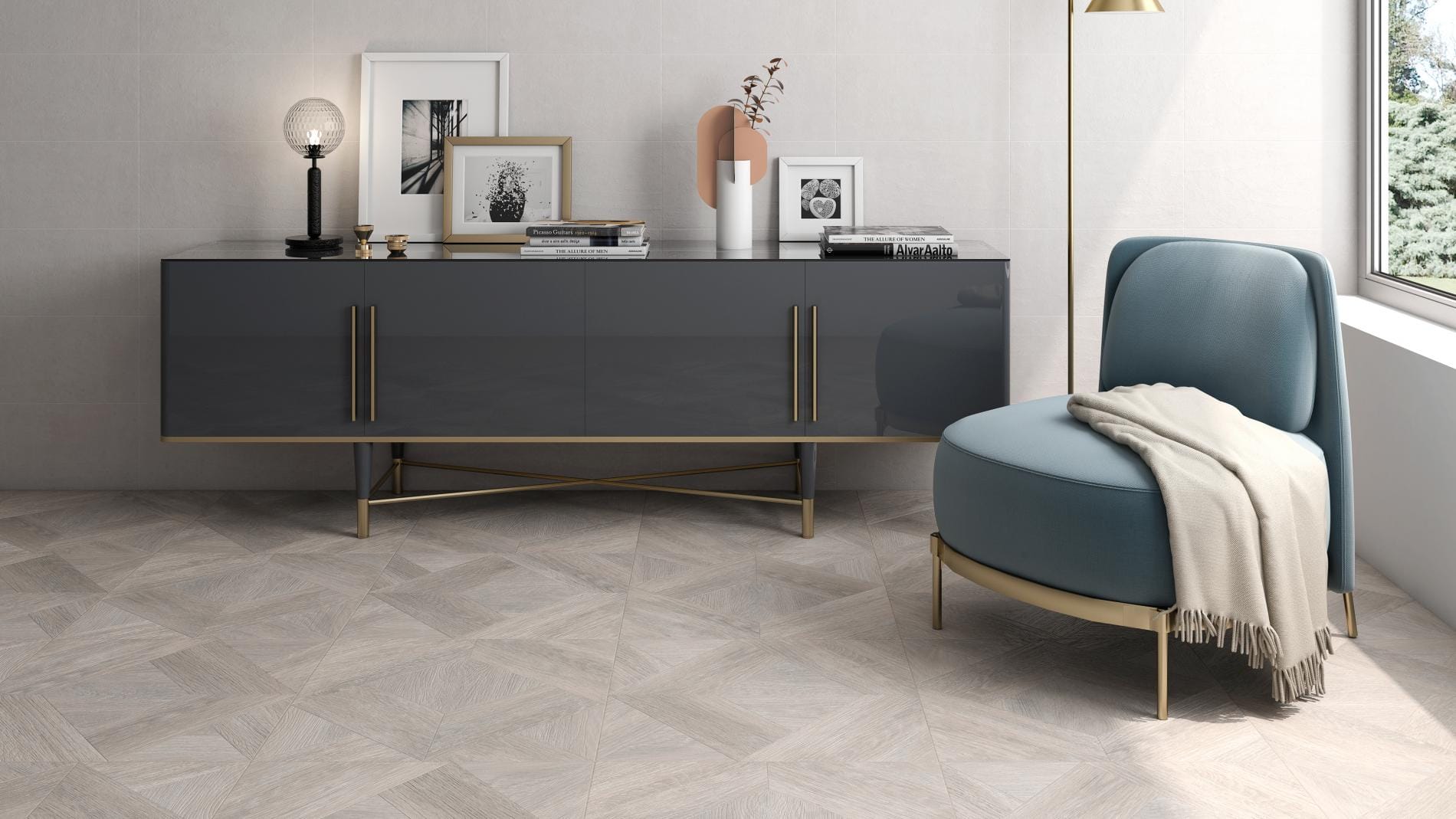 Greenpark - houtlook vloer- en wandtegel, Pamesa