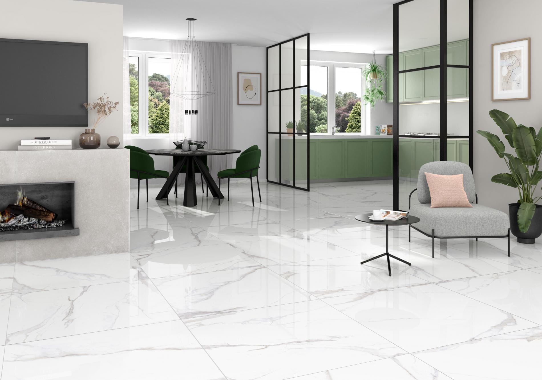 Portofino - marmerlook vloer- en wandtegel, Pamesa