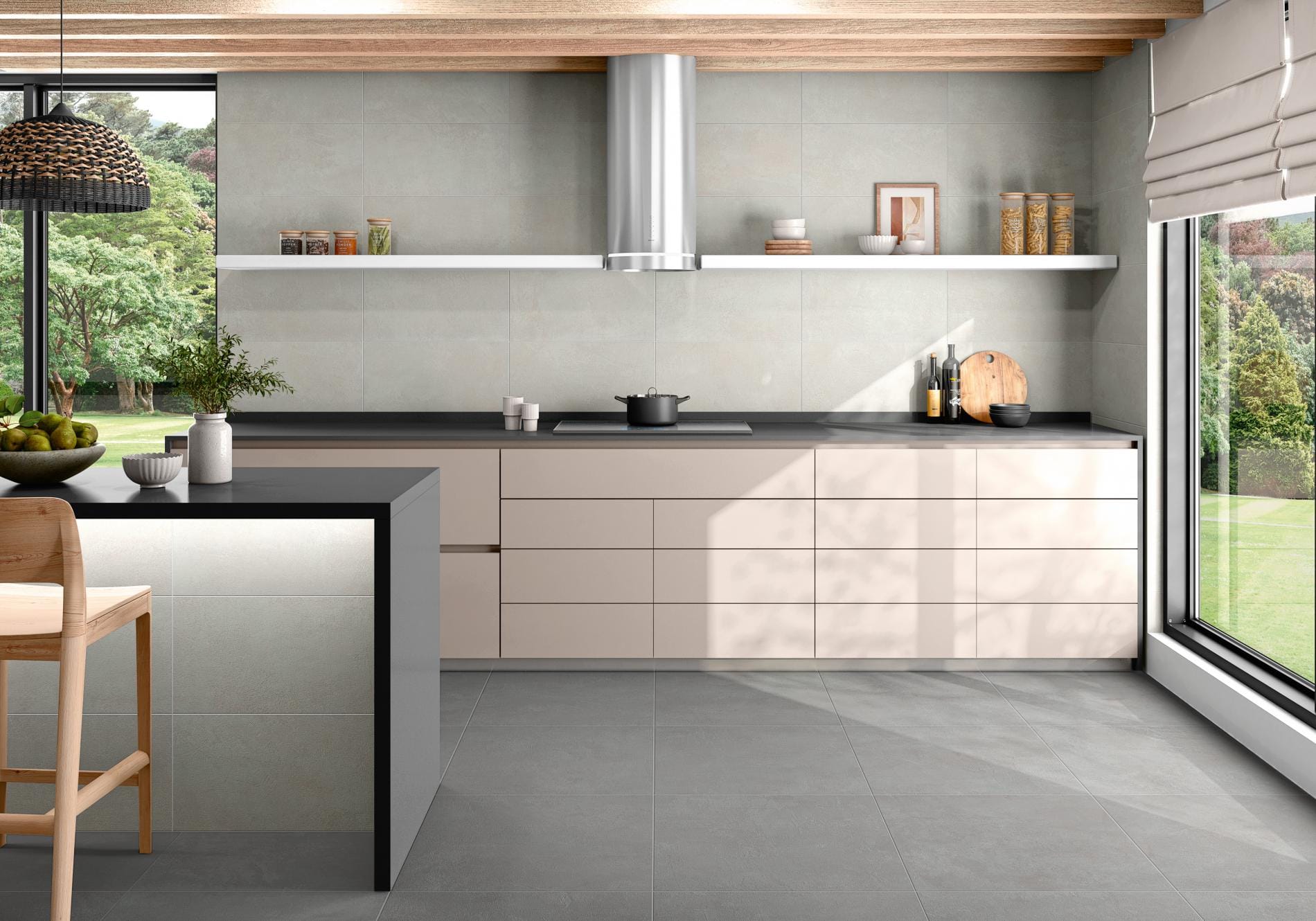 Basic - steenlook vloer- en wandtegel, Pamesa