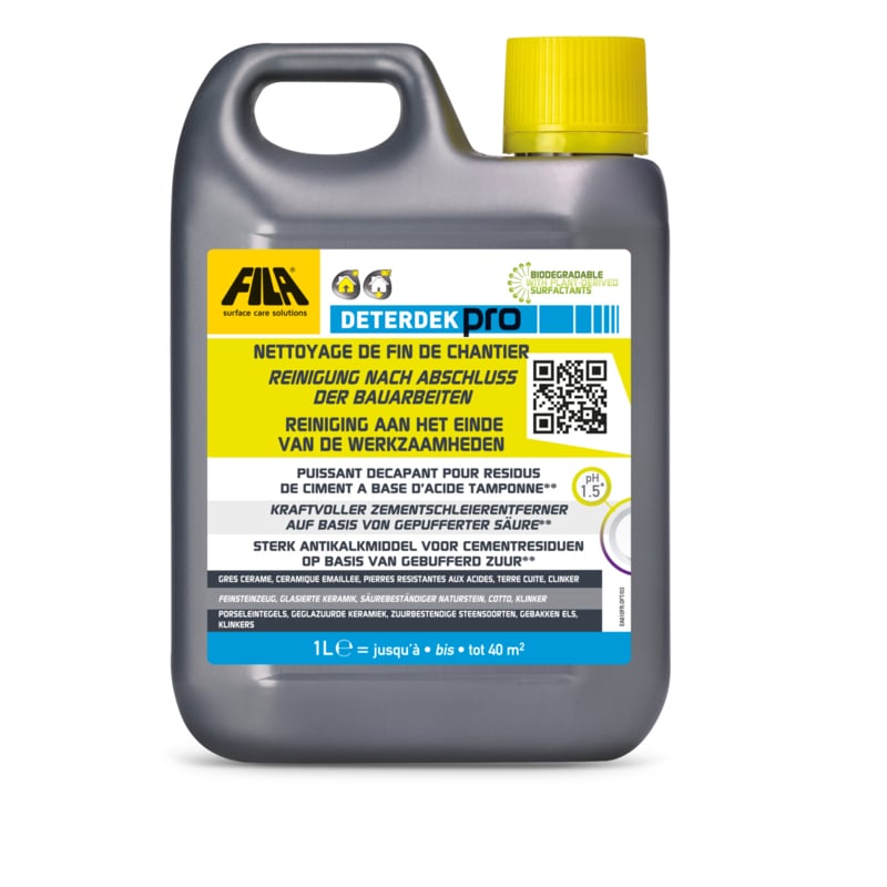 Fila Deterdek Pro voordeelset 2 x 1 liter Fila Deterdek Pro voordeelset 2 x 1 liter