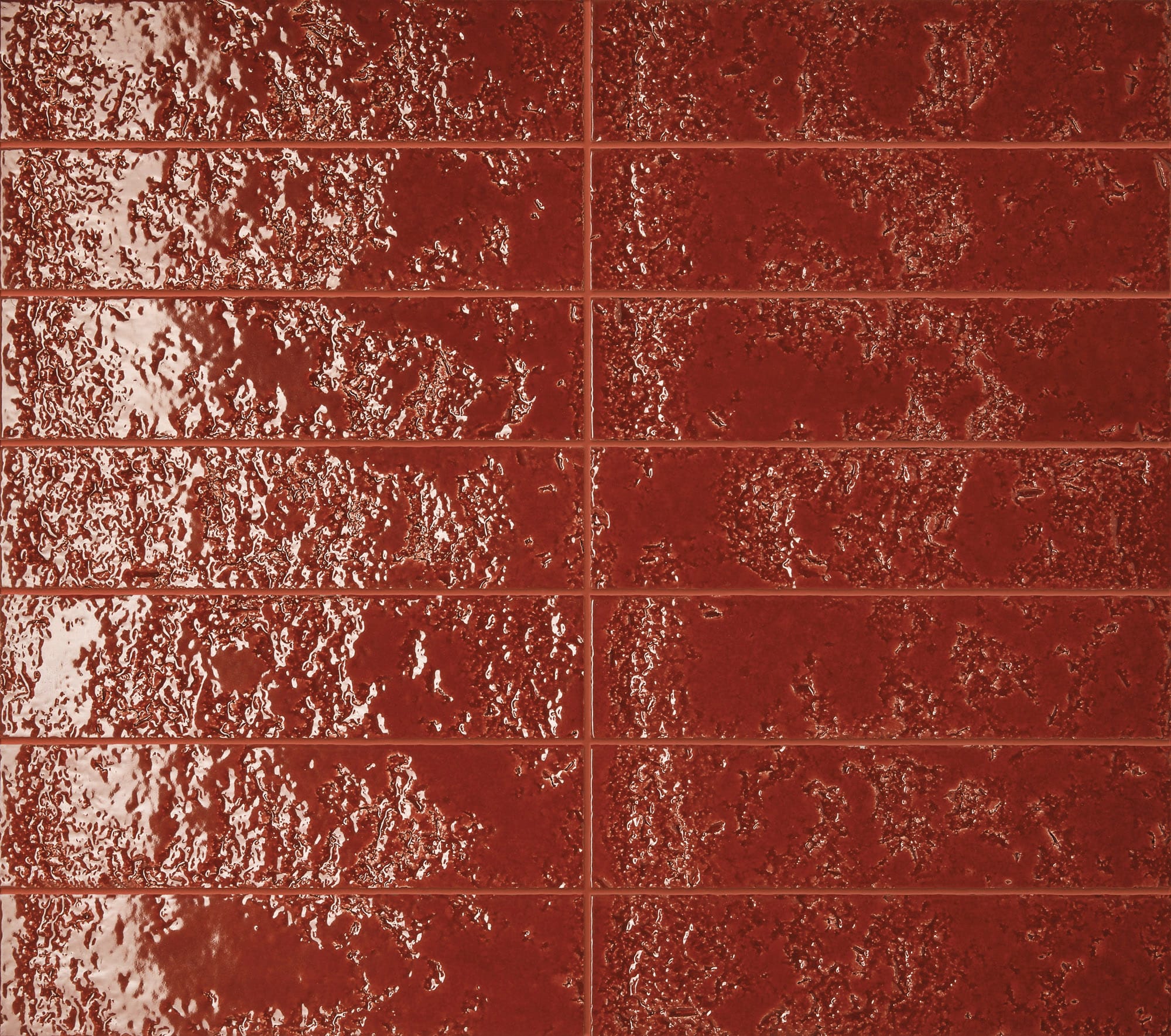 Coral Red Glossy - kleur & designlook wandtegel in rood, Aleluia