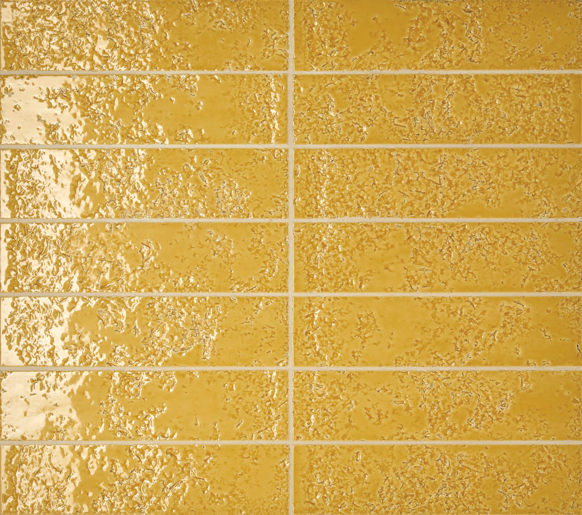 Coral Saffron Glossy - kleur & designlook wandtegel in geel, Aleluia