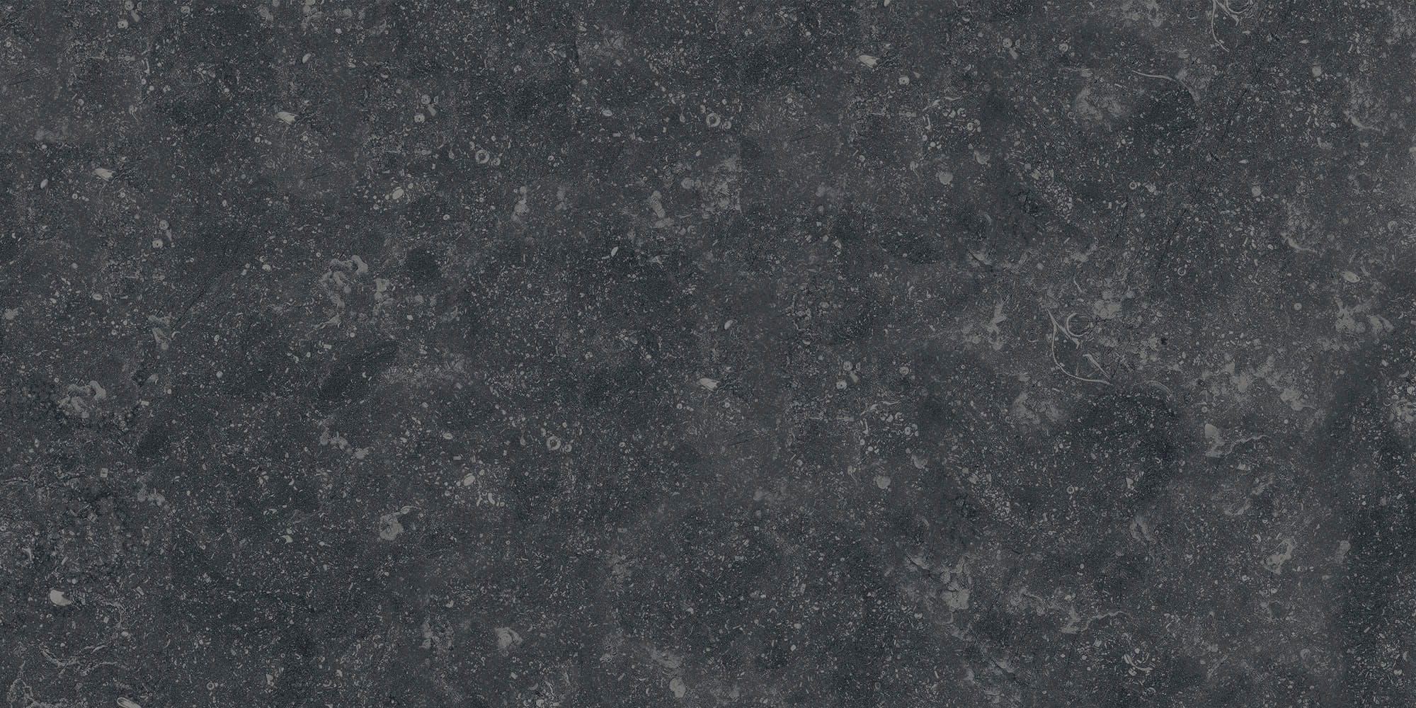 Luna Black Natural (matte) - kleur & designlook vloer- en wandtegel in zwart, Aleluia