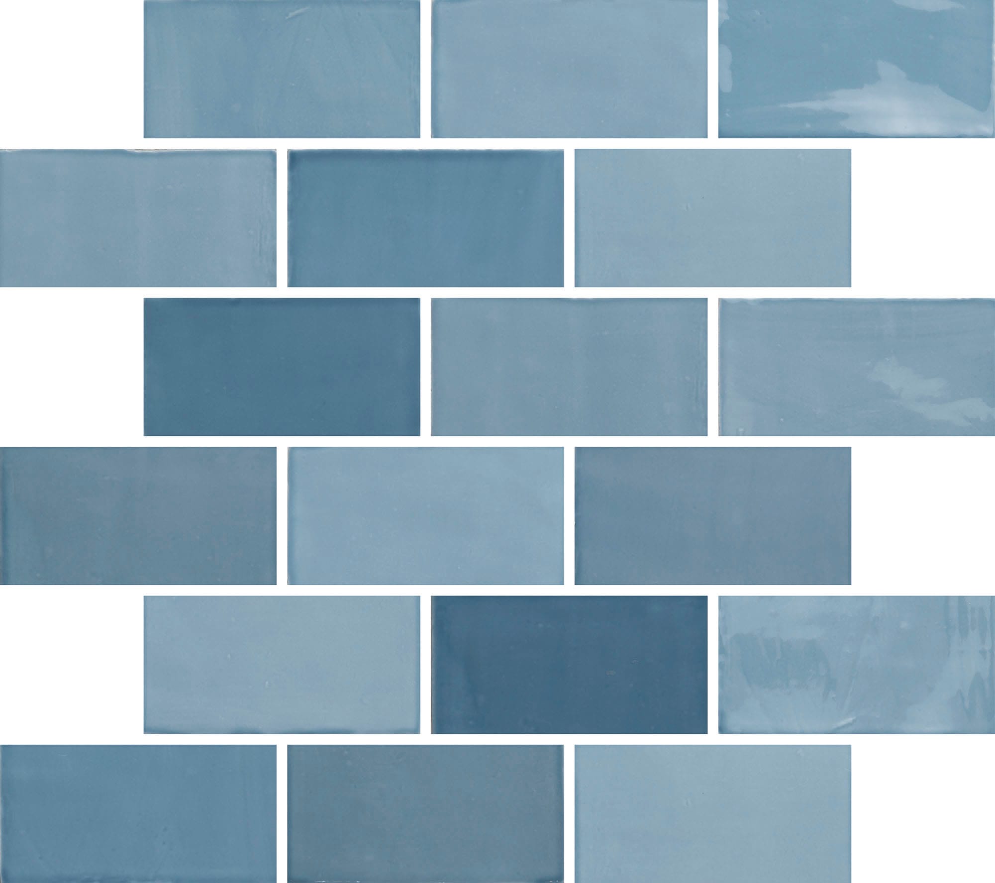 New Zellige Sky Glossy - kleur & designlook wandtegel in blauw, Aleluia