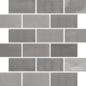 New Zellige Smoke Glossy - kleur & designlook wandtegel in grijs, Aleluia