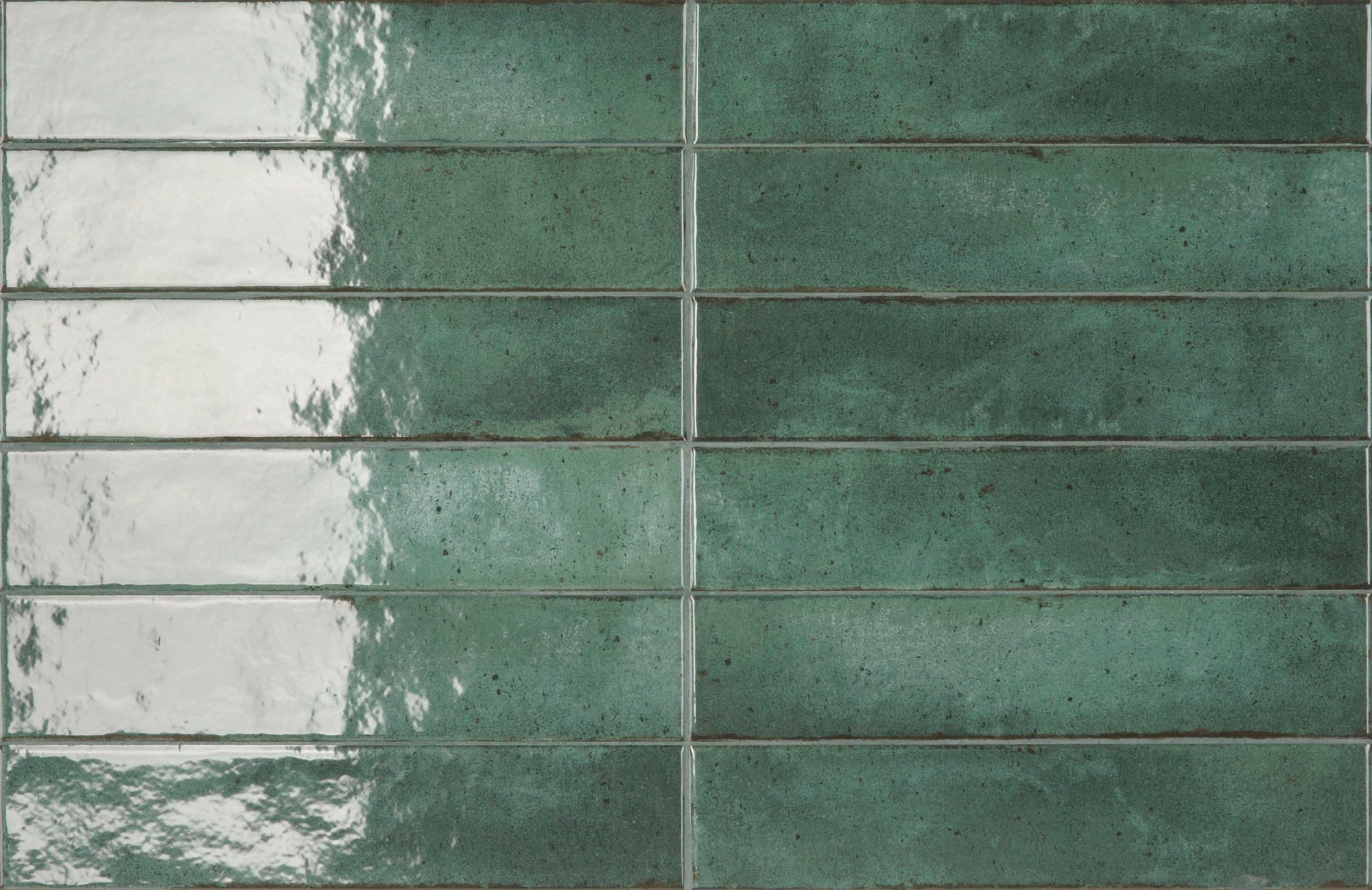Raku Green Jade Glossy - kleur & designlook wandtegel in groen, Aleluia