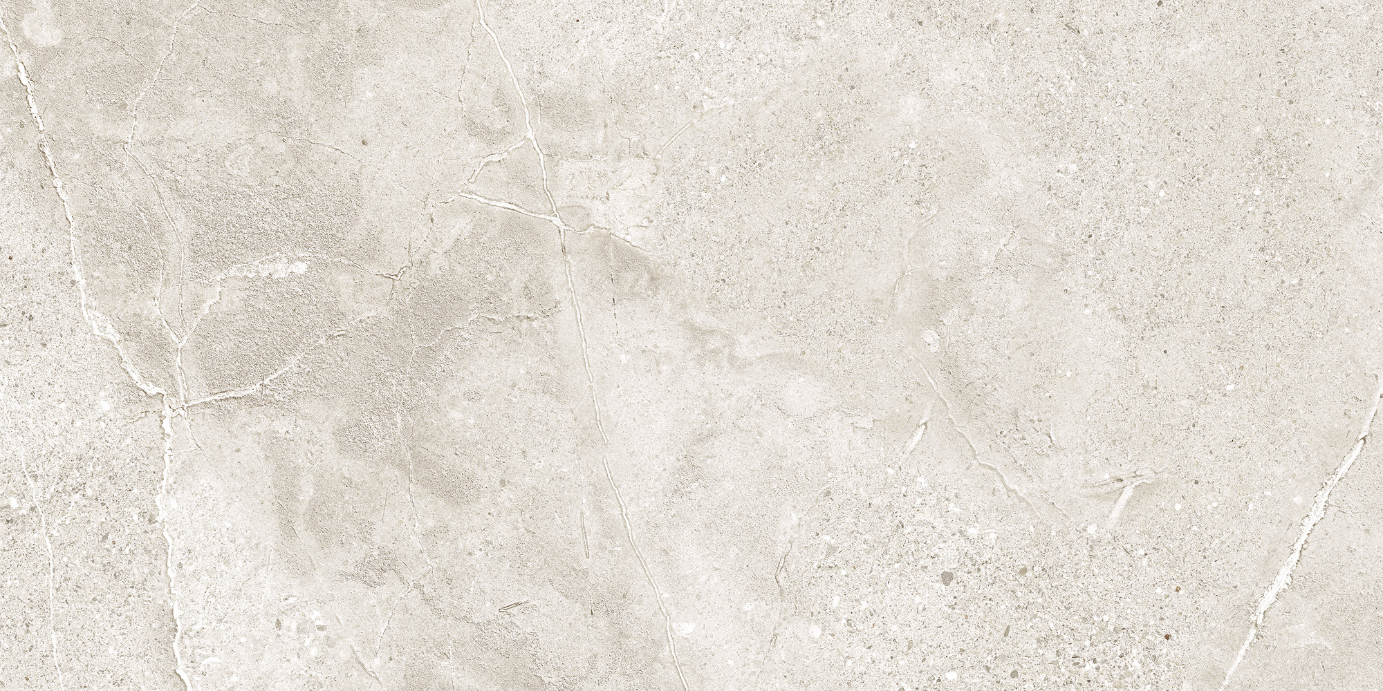 Stone Age White Natural (matte) - steenlook vloer- en wandtegel in wit, Aleluia