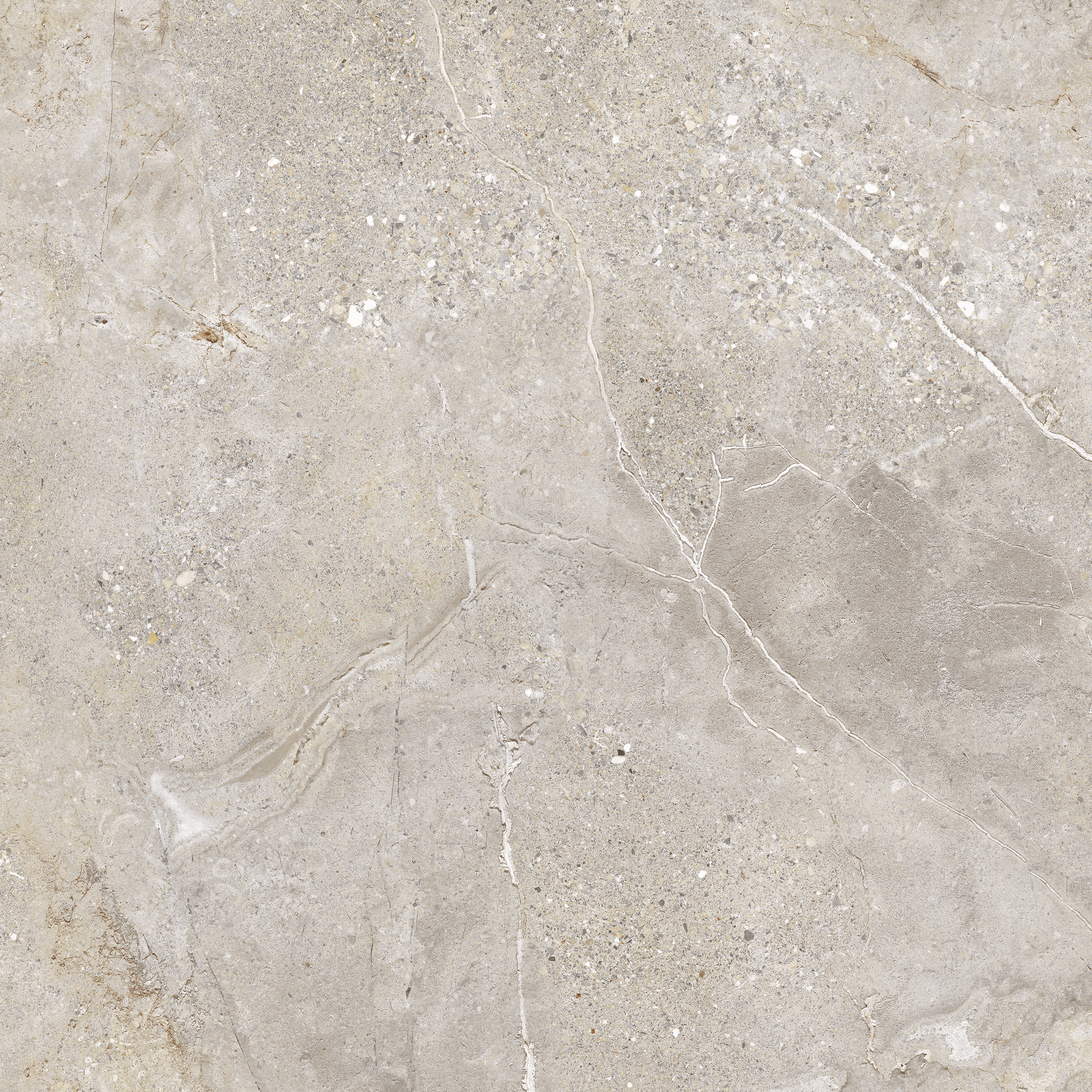 Stone Age Greige Anti-slip - steenlook vloer- en wandtegel in beige, Aleluia