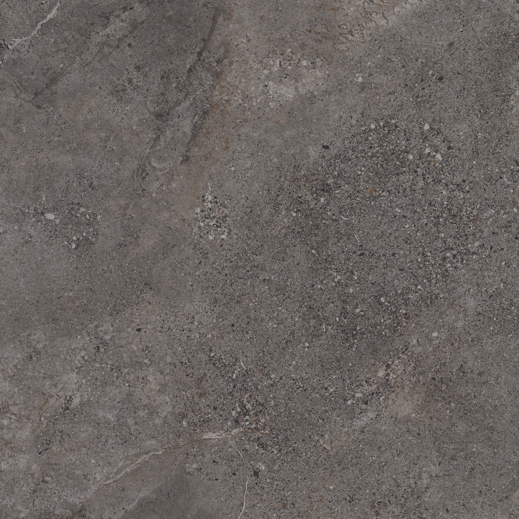 Stone Age Anthracite Anti-slip - steenlook vloer- en wandtegel in grijs, Aleluia