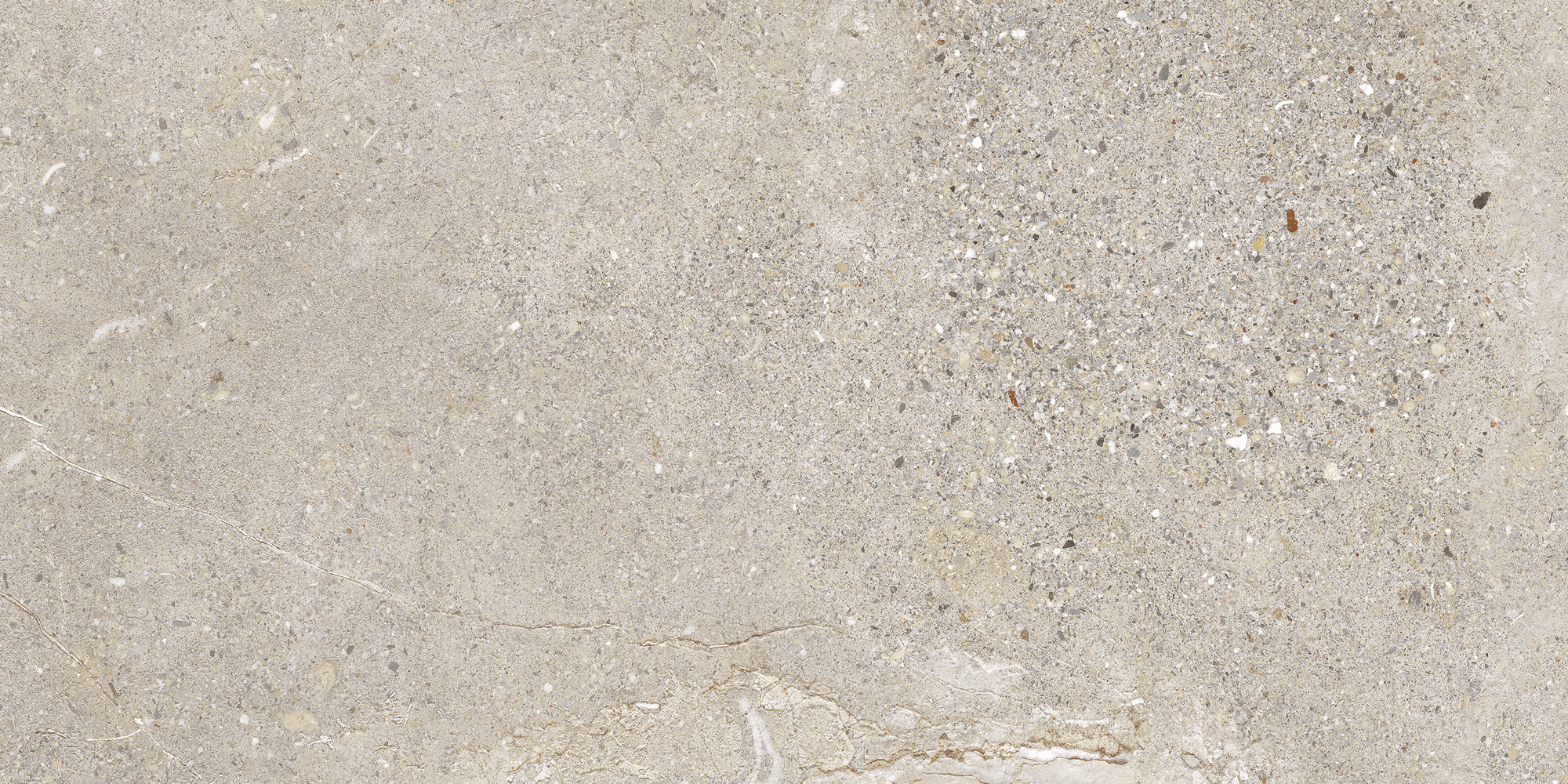 Stone Age Greige Honed - steenlook vloer- en wandtegel in beige, Aleluia