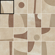 Alba Mix Natural (matte) - kleur & designlook vloer- en wandtegel in multicolor, Aleluia