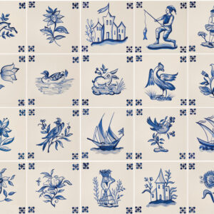 Delft - kleur & designlook wandtegel in multicolor, Aleluia
