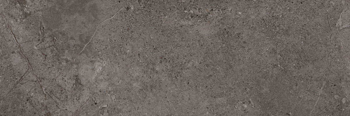 Stone Age Anthracite Glossy - steenlook wandtegel in grijs, Aleluia
