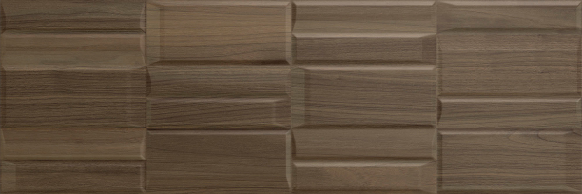 Nogal Coffee Matte - houtlook wandtegel in bruin, Aleluia
