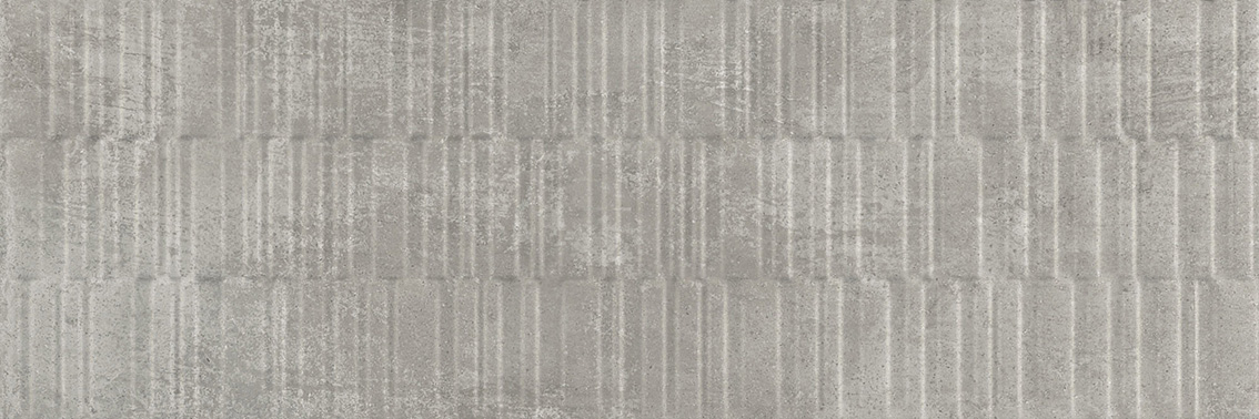 New Concrete Pulse Grey Matte - steenlook wandtegel in grijs, Aleluia