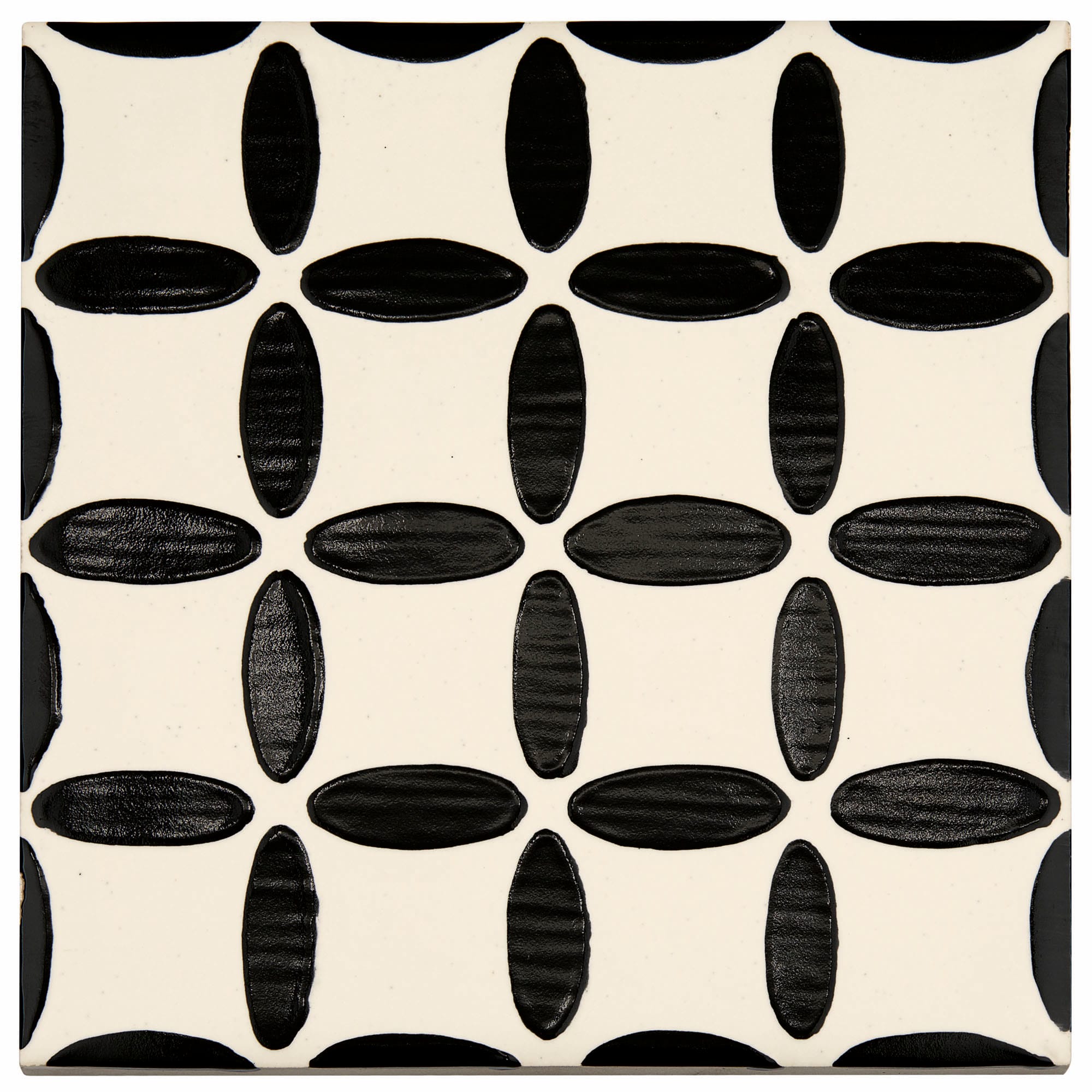 Black Code Lattice Matte - kleur & designlook wandtegel in multicolor, Aleluia