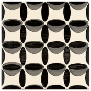 Black Code Trellis Matte