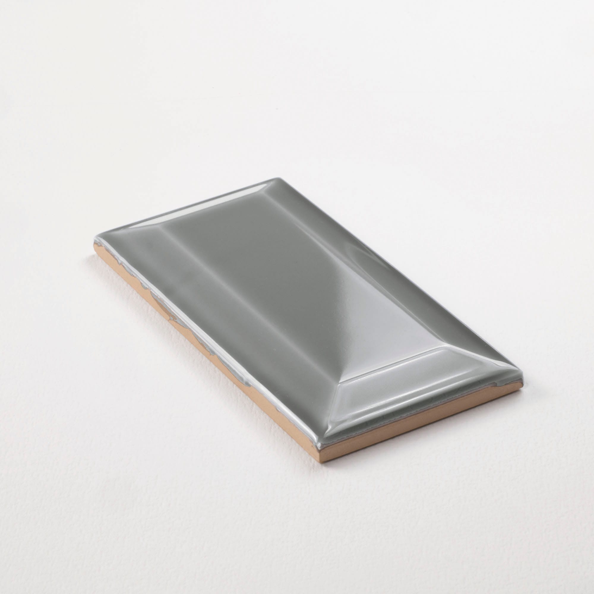 Frame Grey Glossy - kleur & designlook wandtegel in grijs, Aleluia